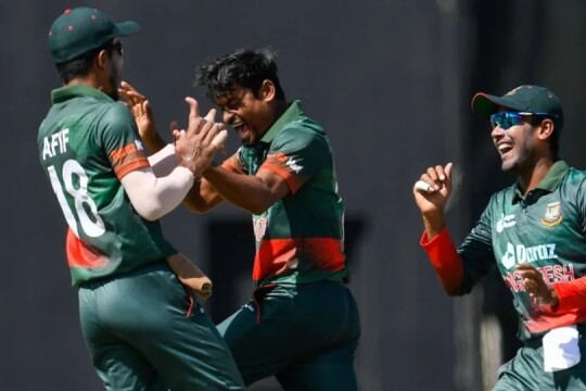 Taijul‍‍`s maiden fifer sets up Bangladesh for 3-0 series win