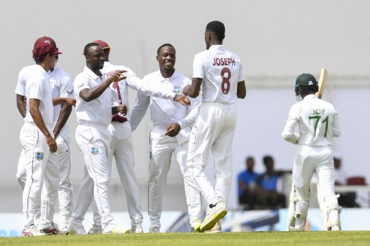 Bangladesh bat first against West Indies in Antigua Test