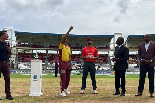 Rain-hit 1st BD-WI T20I washes away