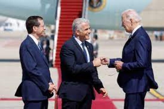 Biden greeted as old friend in Israel at start of Middle East tour