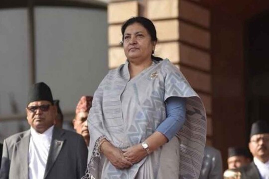 Nepalese President Devi Bhandari to arrive on Monday