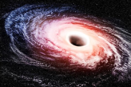 Hubble telescope publishes  black hole devouring a star