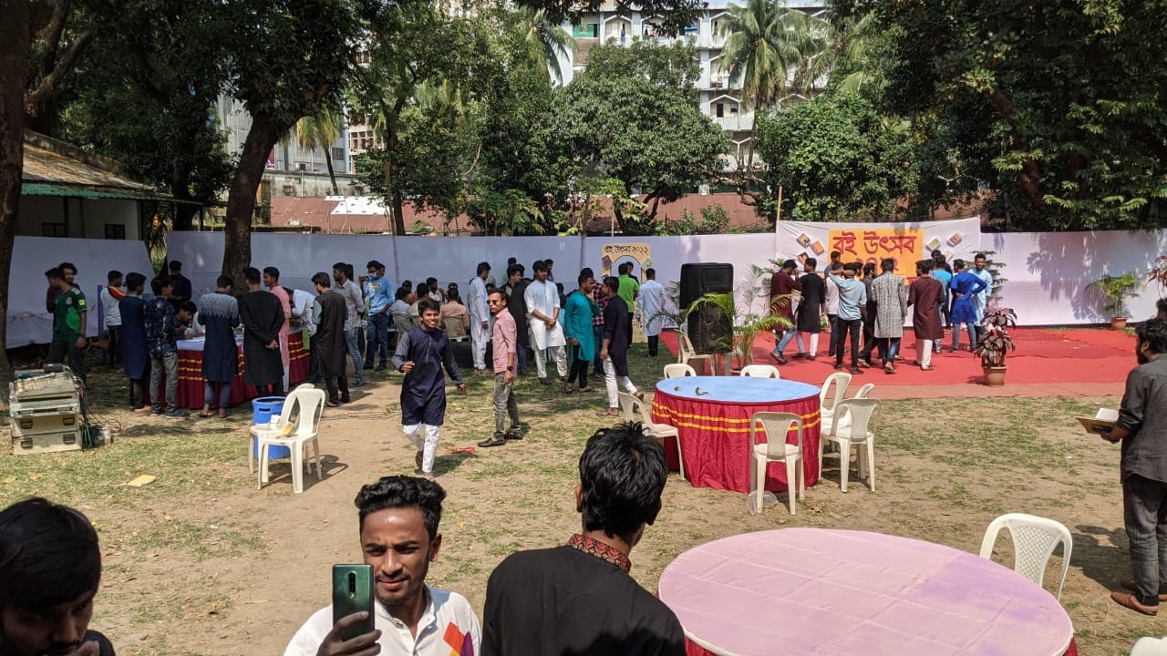 Book festival organised in Dhaka University