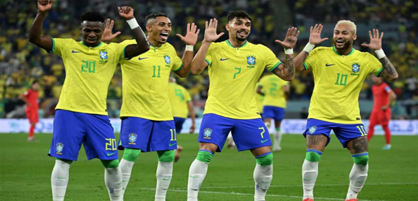 Brazil thump South Korea 4-1 and advance to quarterfinals