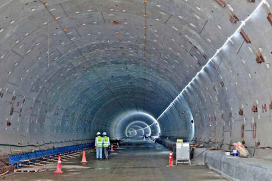 96% construction works of Bangabandhu tunnel completed