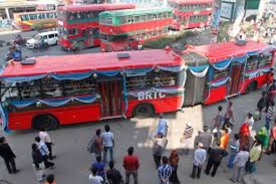 200 Dhaka Nagar Paribahan buses on 3 routes