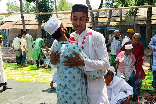 Eid being celebrated in 6 Bangladesh districts on Monday