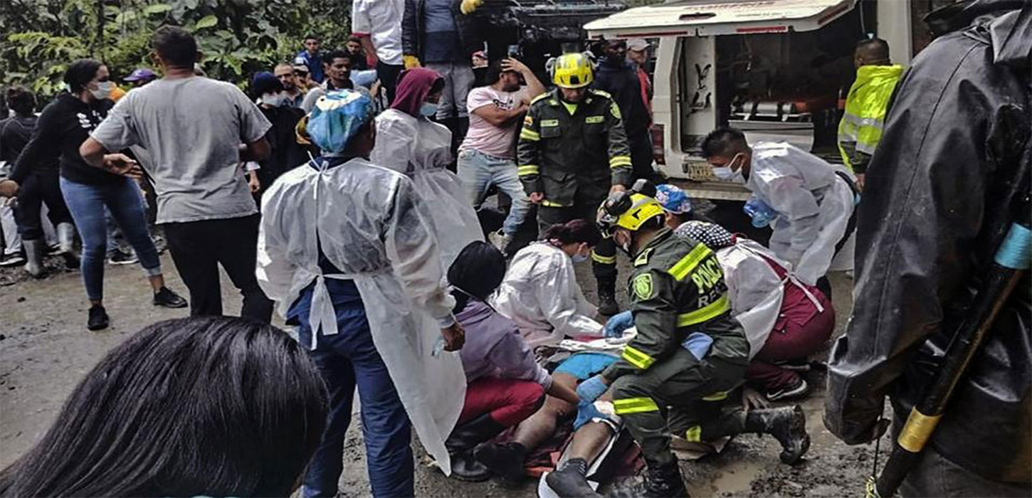 At least 33 killed in Colombia landslide