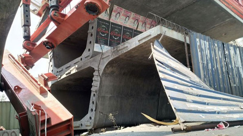 Elevated Expressway Collapses in Airport Road