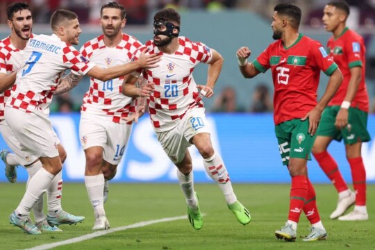 Croatia beat Morocco 2-1 to finish third in WC