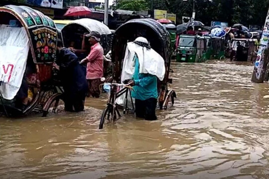 Parts of Chattogram city submerged due to incessant rain
