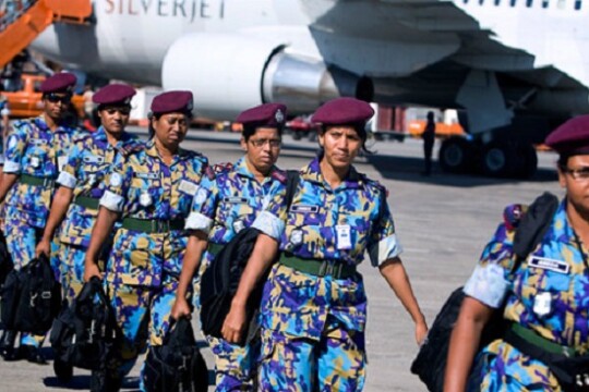 180 female cops leave for Congo to join MONUSCO