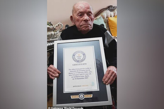 World's oldest man dies at 112