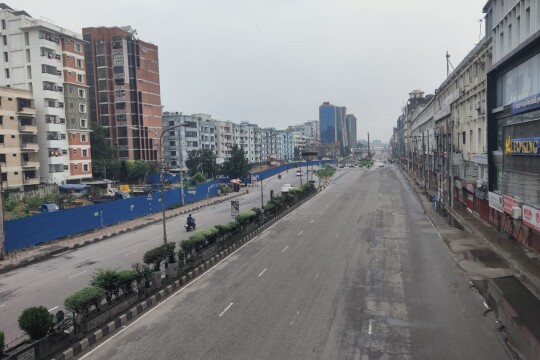 Dhaka roads in deserted look on second day of lockdown
