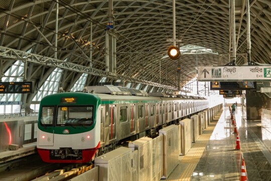 Uttara centre station opened for commuters: Dhaka Metro Rail