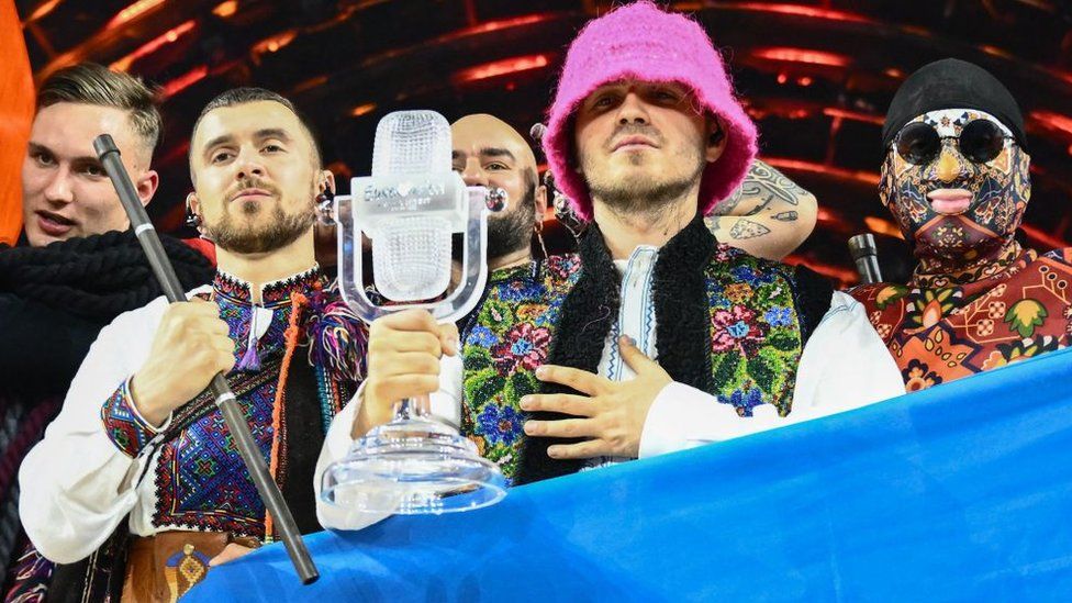 Eurovision trophy sold to buy drones for Ukraine
