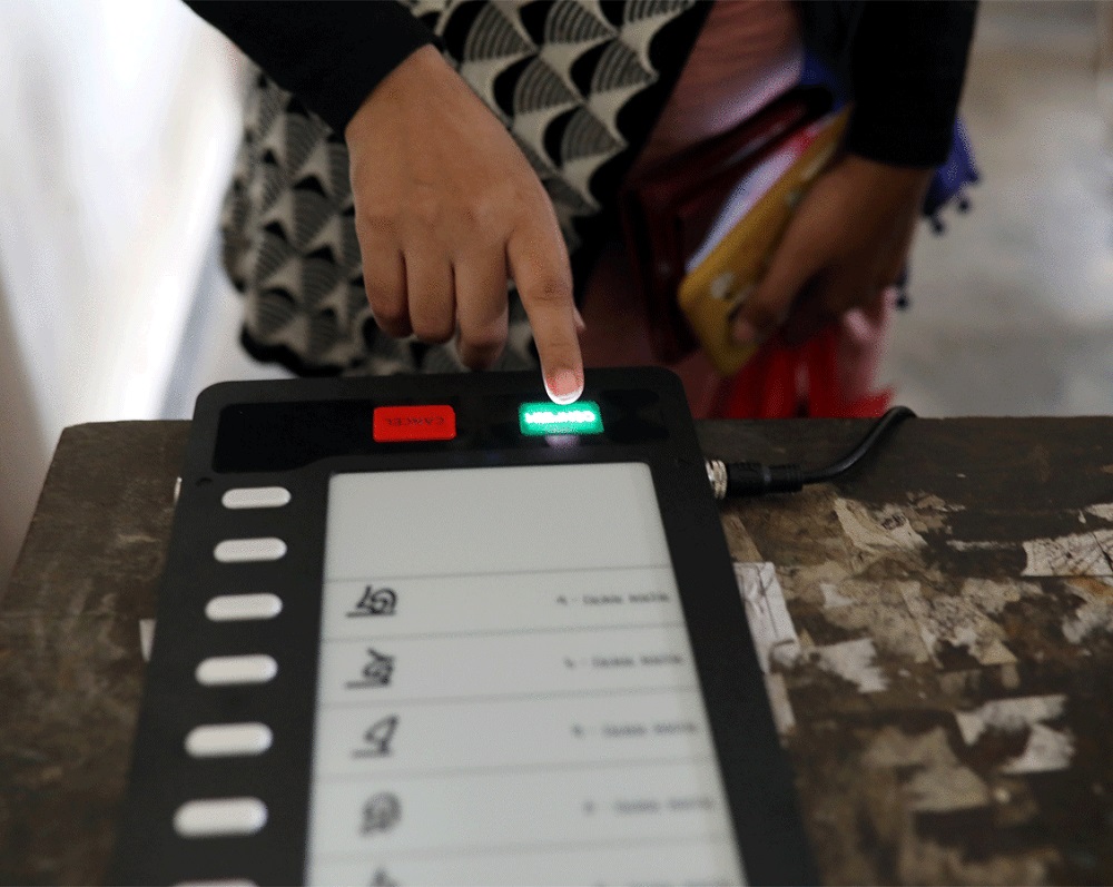 EVMs may be used in 50 to 70 parliamentary seats