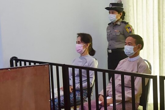 Suu Kyi gets 5 years in jail