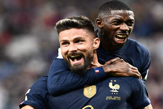 France start title defence with 4-1 win over Australia