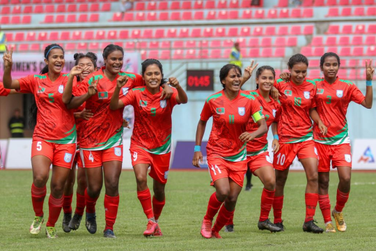 Bangladesh storm into final as Sabina slams hat-trick