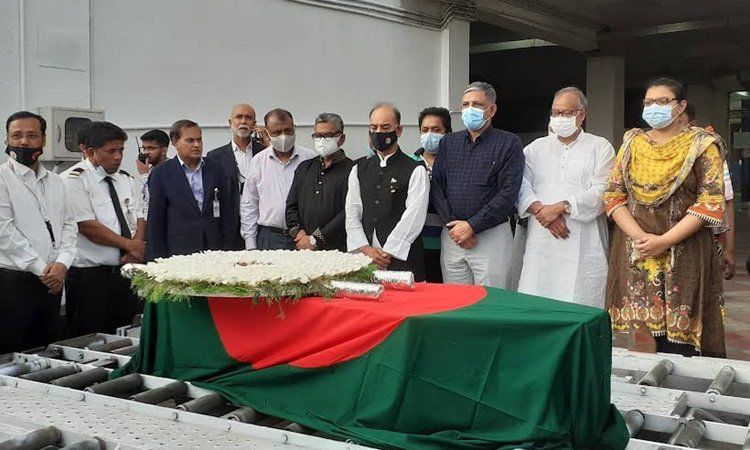 Body of AL leader Mukul Bose reaches Bangladesh