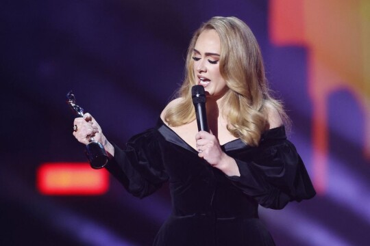 Adele wins big at British music awards