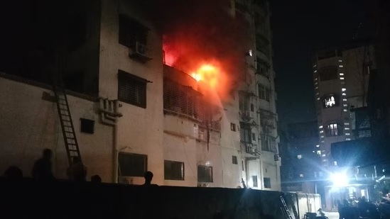 At least 14 dead in massive fire at multi-storey building in India