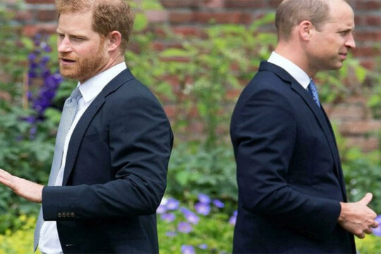Prince Harry accuses brother William of 2019