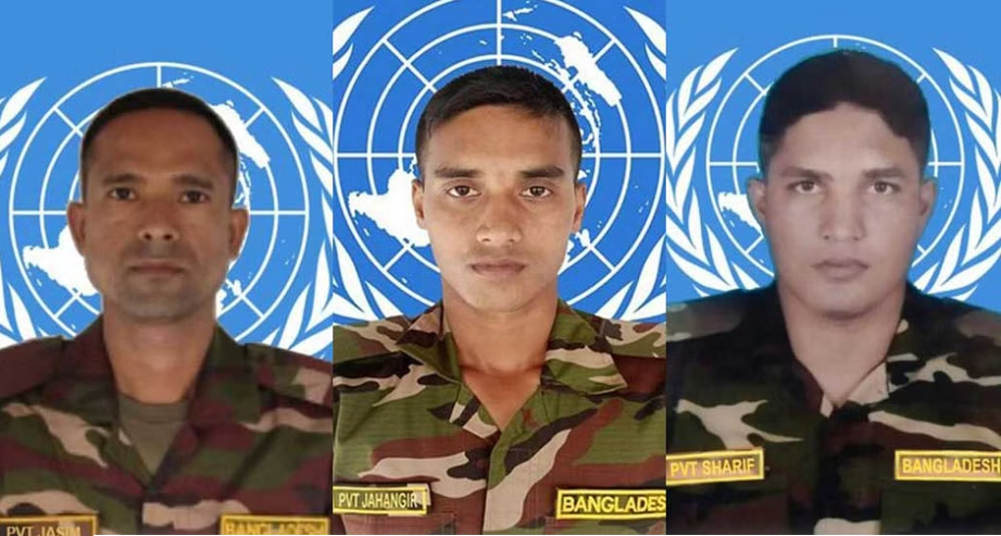 Bomb explosion claimed lives of 3 Bangladeshi peacekeepers in Central African Republic
