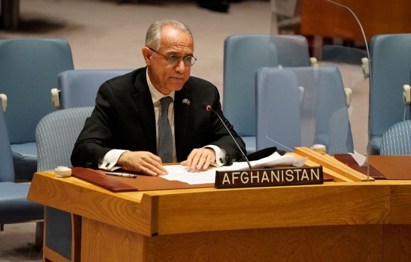 Fallen Afghan government’s UN envoy Ghulam Isaczai leaves post