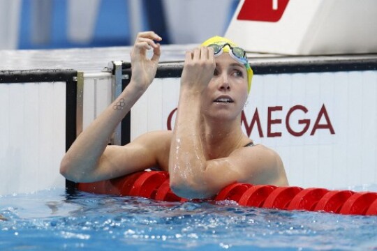 Swimming-McKeon breaks Olympic women's 100m freestyle record in heat