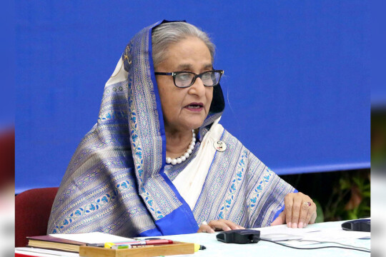 PM Hasina to people: Keep up the pace of development