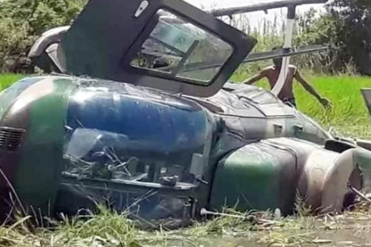 Helicopter crash in Nawabganj: Pilot succumbs to injury