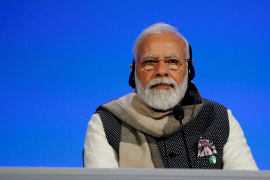 India's Modi urges collective global effort to deal with cryptocurrencies