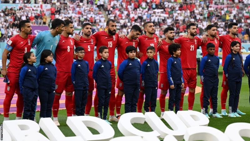 Iran players decline to sing national anthem