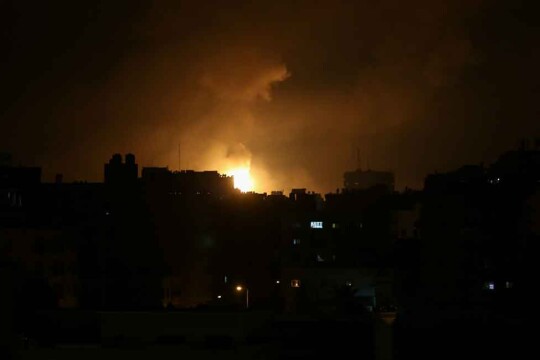 Israeli war planes strike Gaza after rocket attack