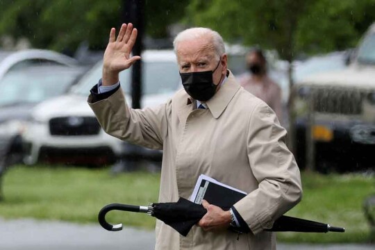 Biden‍‍`s health has improved considerably, mainly has sore throat