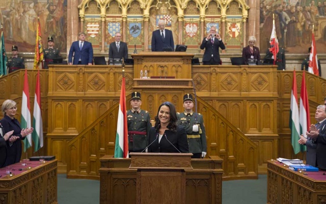 Hungary gets first woman president
