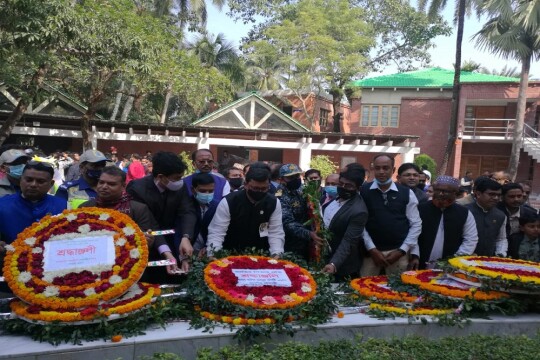 Bangabandhu’s homecoming completed country’s independence: Khalid