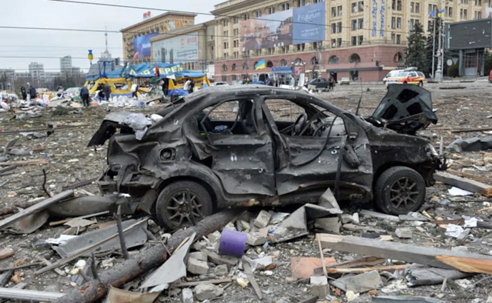 Russian strikes kill 7, injure 34 in  Ukraine's Kharkiv city