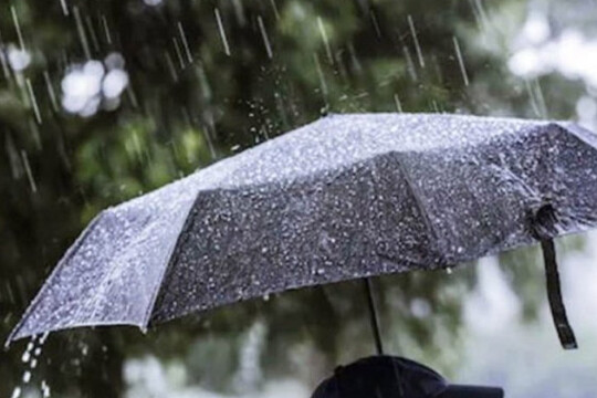 Light to moderate rainfall likely over country