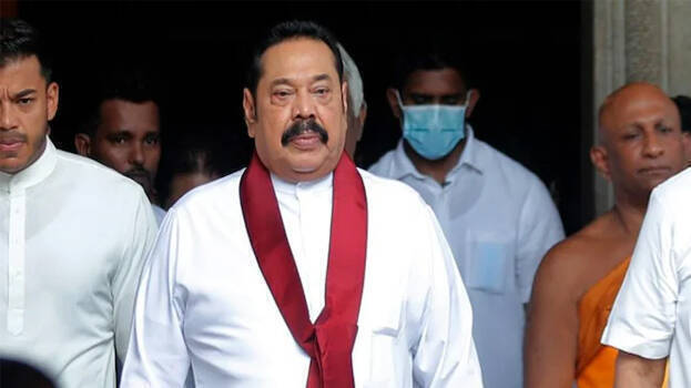 Rajapaksa, son barred from leaving Sri Lanka