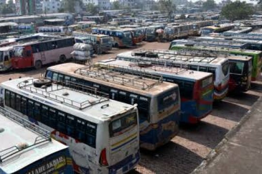 Khulna bus strike hits hard commuters