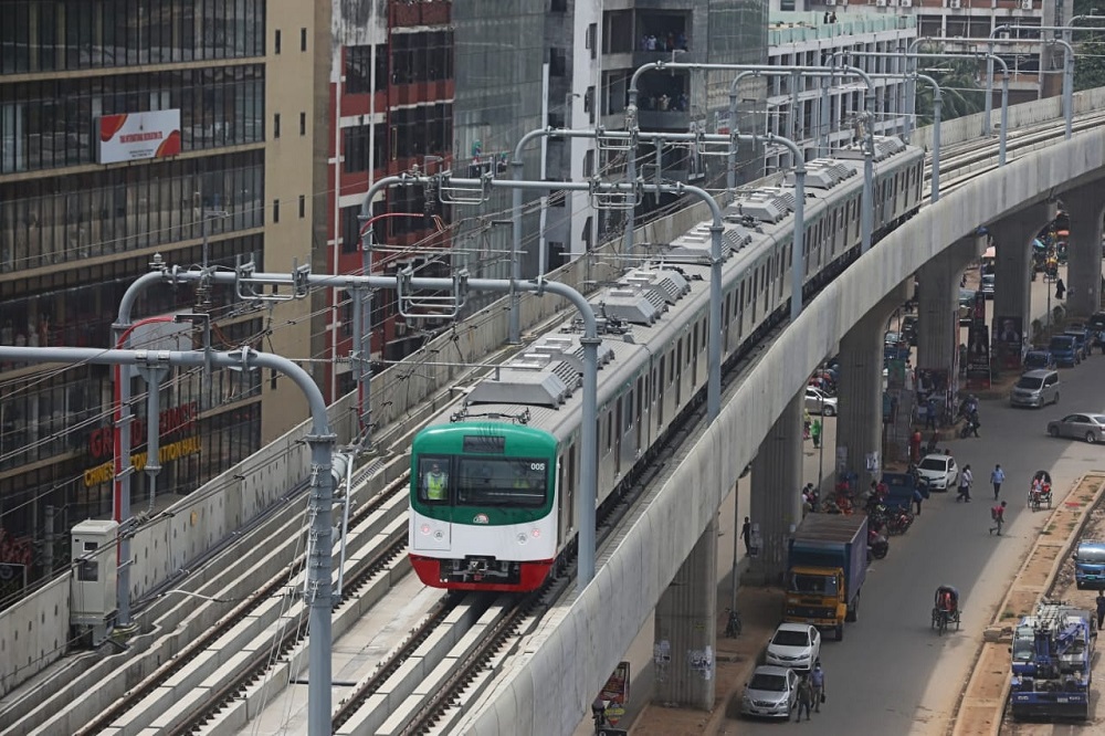 Metro rail's first passenger will be PM Hasina