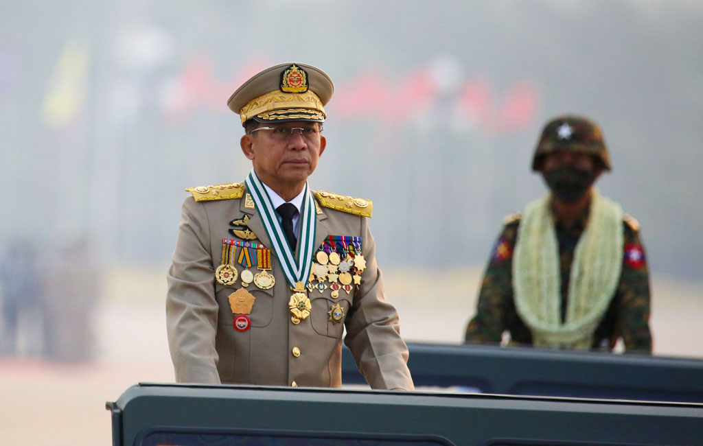 Myanmar's military chief pardons prisoners to mark holiday