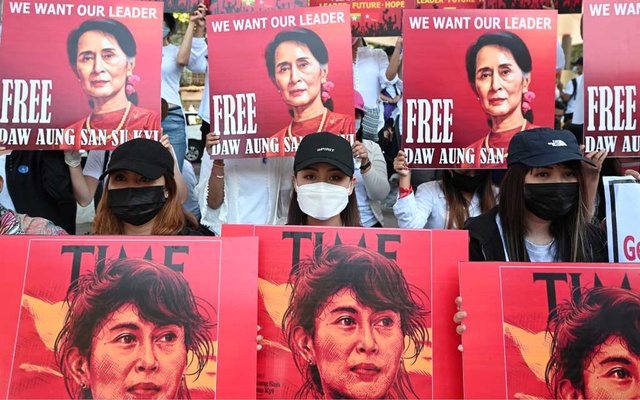 Myanmar's Suu Kyi hit with two new criminal charges