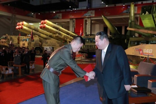 Kim Jong-un vows to build 'invincible military'