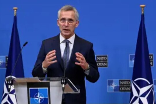 NATO chief makes first visit to Kyiv since Russian invasion