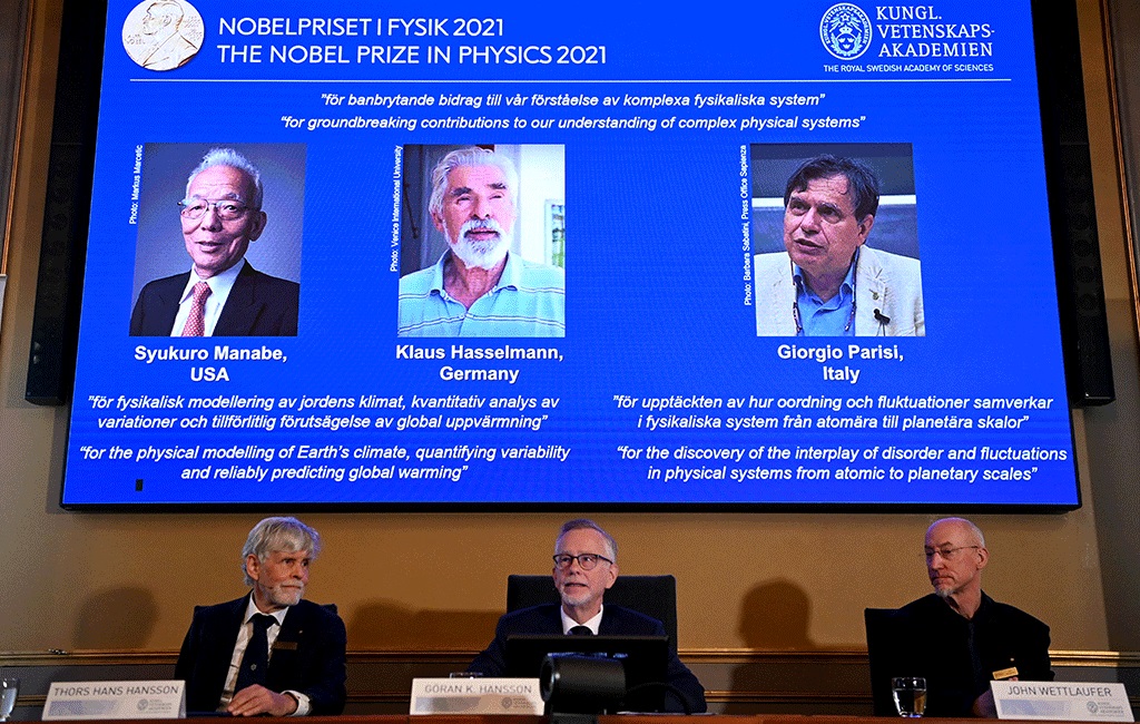 Nobel Physics Prize goes to 3 for climate discoveries