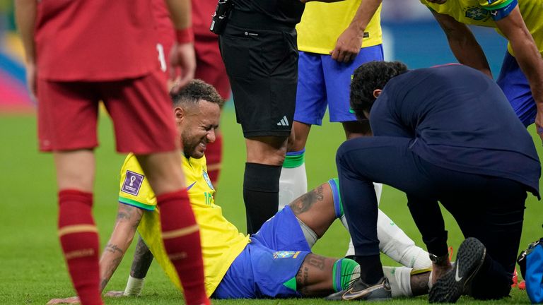 Injured Neymar to miss next World Cup match